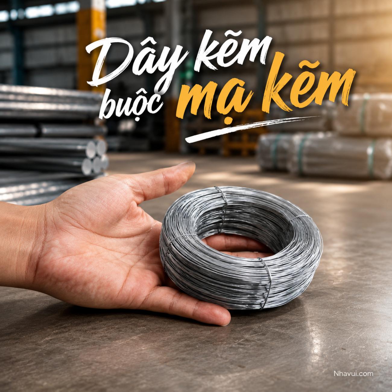 Dây kẽm buộc mạ kẽm Không thương hiệu gia công