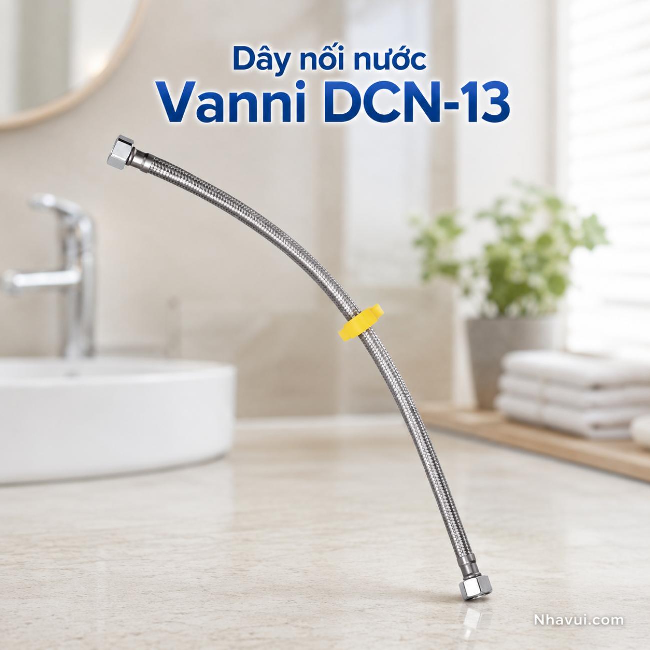 Dây nối nước Vanni DCN-13 inox bọc lưới