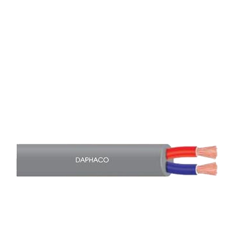 Dây pha mềm 2 lõi Daphaco DPC-FA 2x1.0–2x6.0mm², ruột đồng, vỏ PVC, bán theo mét