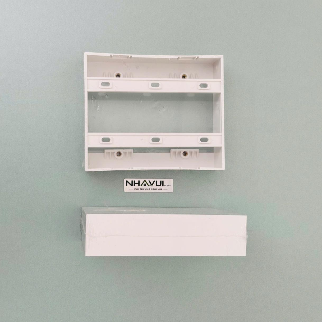 Đế nổi đôi MPE AK2237ND2 dùng cho 2 mặt đơn A20 và viền A20-WN