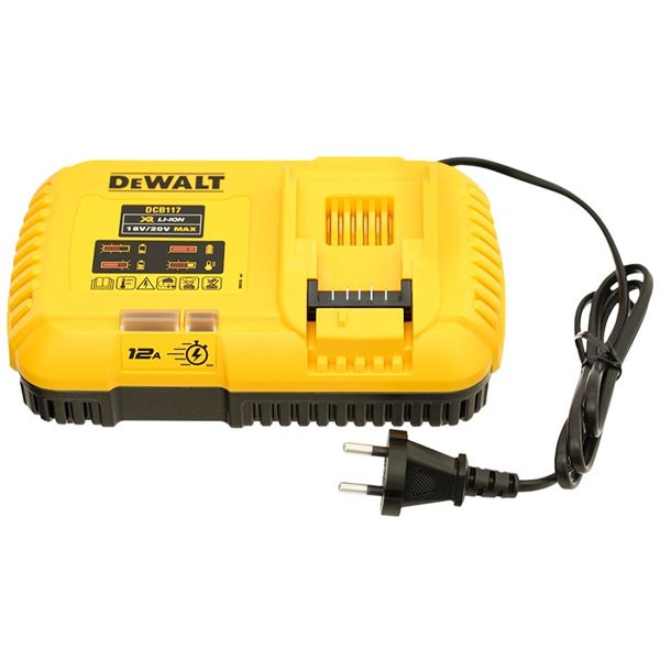 Đế sạc nhanh Dewalt DCB117-KR 12 A (18–60V)