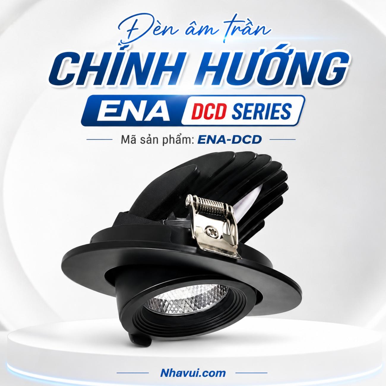 Đèn âm trần chỉnh hướng ENA DCD Series