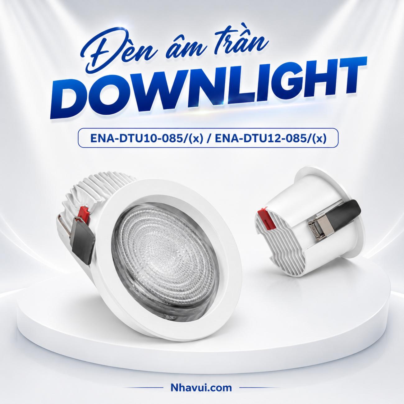 Đèn âm trần Downlight màu DTU ENA Vietnam