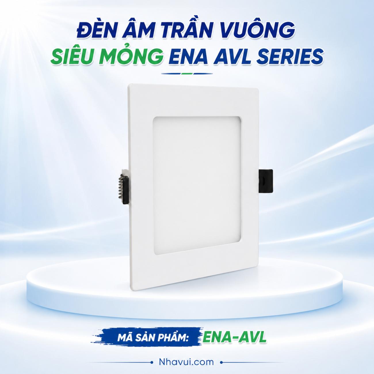 Đèn âm trần vuông siêu mỏng ENA AVL Series