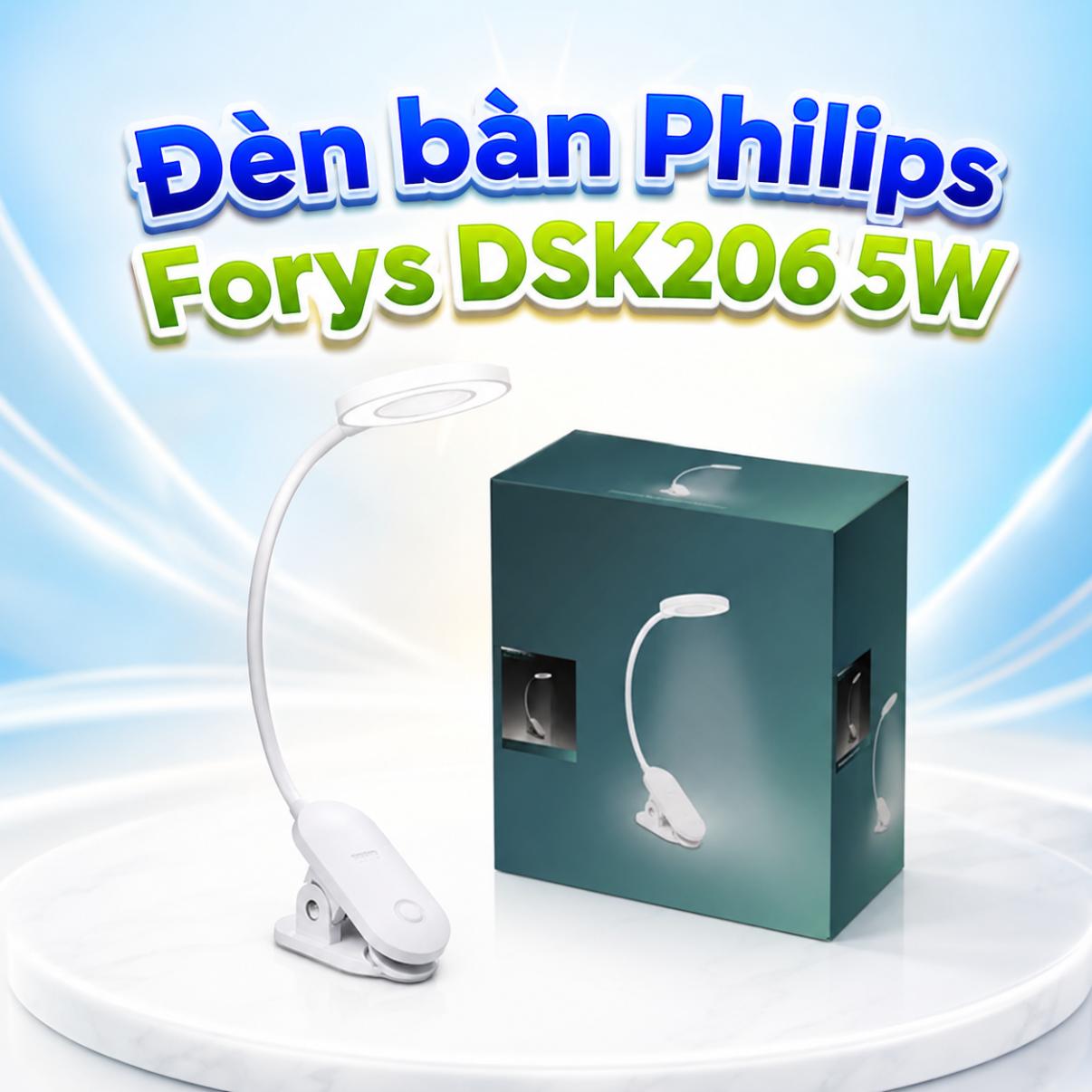 Đèn bàn kẹp Philips Forys DSK206 5W