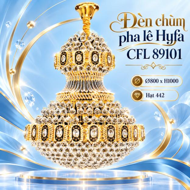 Đèn chùm pha lê Hufa CFL 89101
