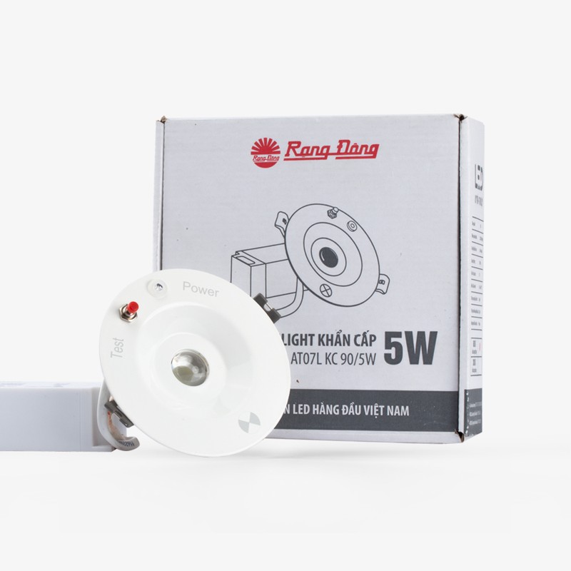 Đèn LED âm trần Downlight khẩn cấp Rạng Đông AT07.KC 90/5W