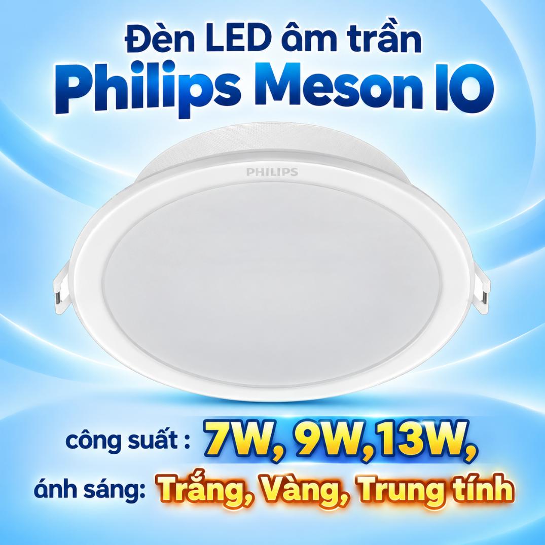 Đèn LED âm trần Philips Meson IO 7W – 9W – 13W
