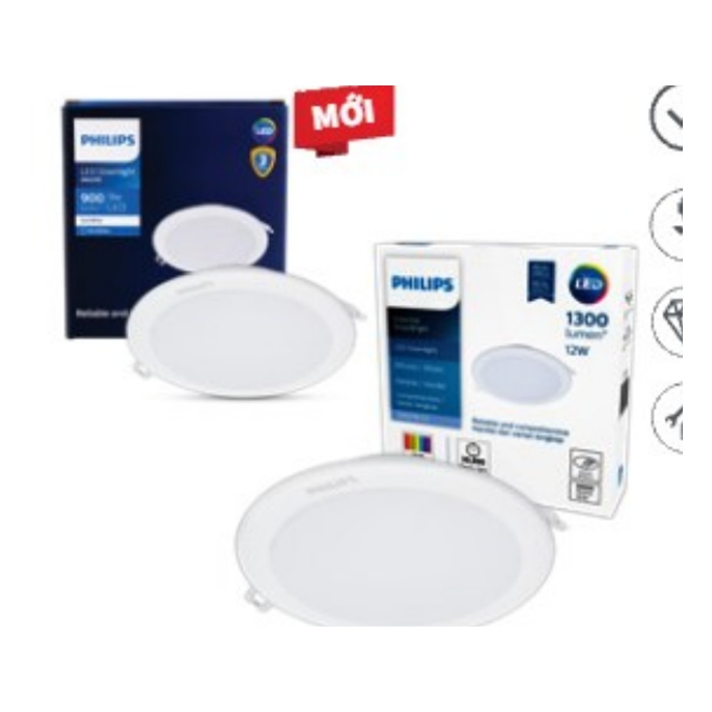 Đèn LED âm trần tròn Philips DN027B G3
