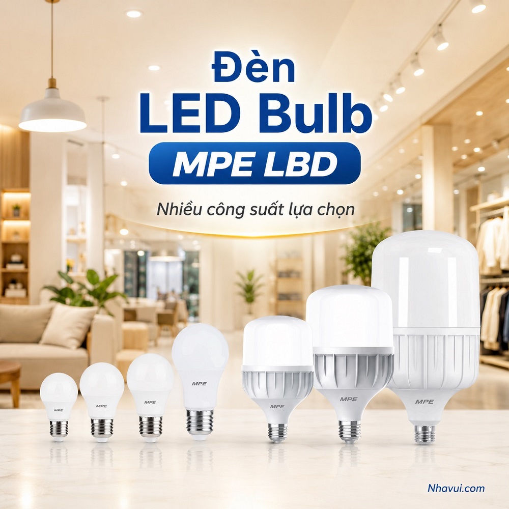 Đèn LED Bulb MPE LBD E27