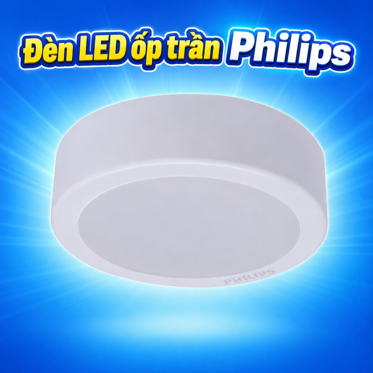 Đèn LED ốp trần Philips DN027C G3 tròn 9W / 12W / 15W / 19W