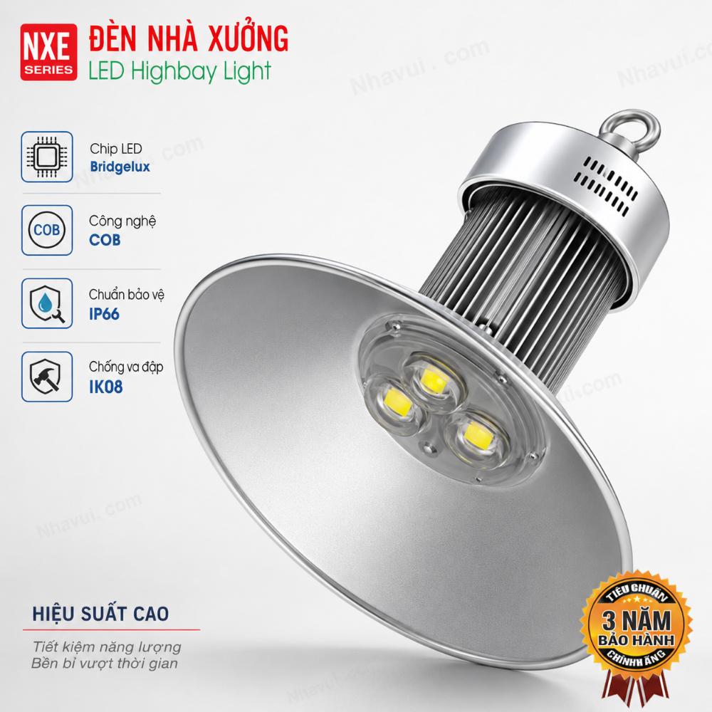 Đèn nhà xưởng ENA NXE Chip LED Bridgelux – đèn LED Highbay 50W đến 250W