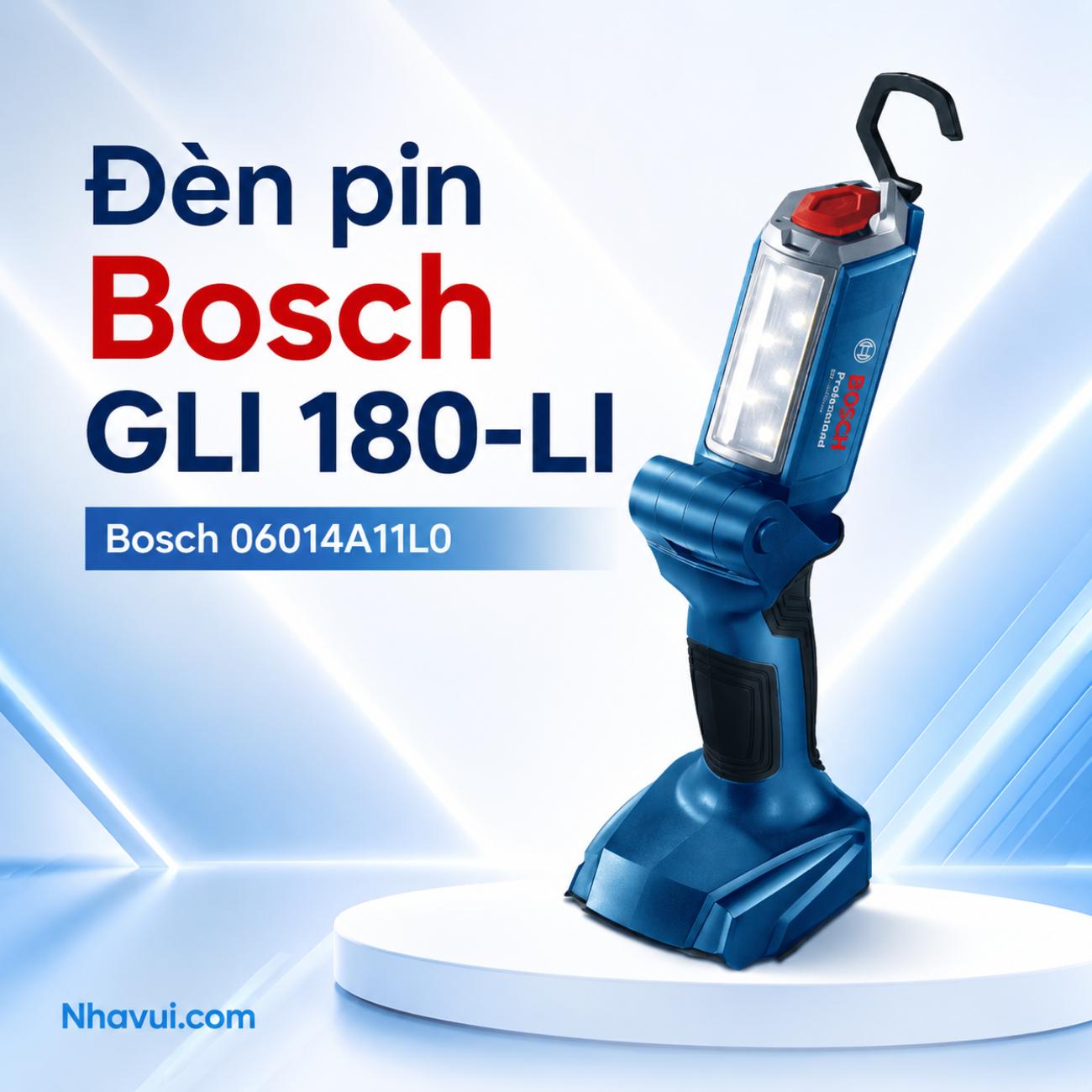 Đèn pin dùng pin Bosch GLI 180-LI 06014A11L0 (Solo)