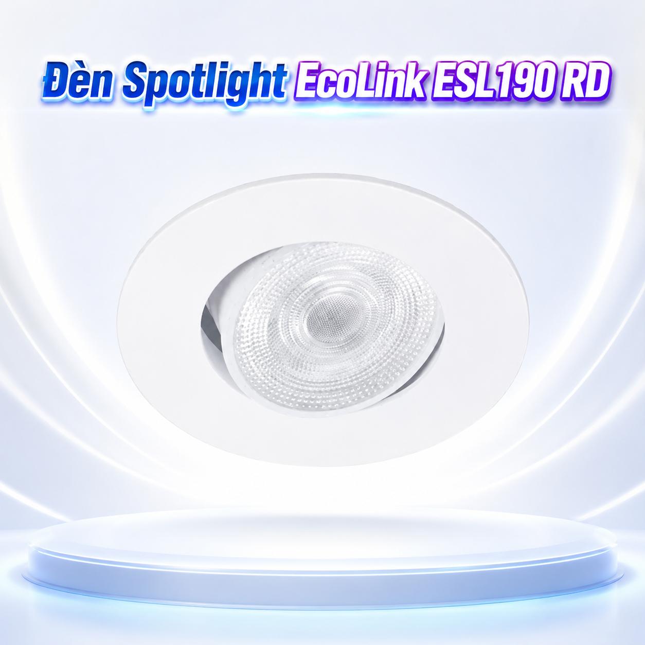 Đèn Spotlight EcoLink ESL190 RD 4W / 5.5W
