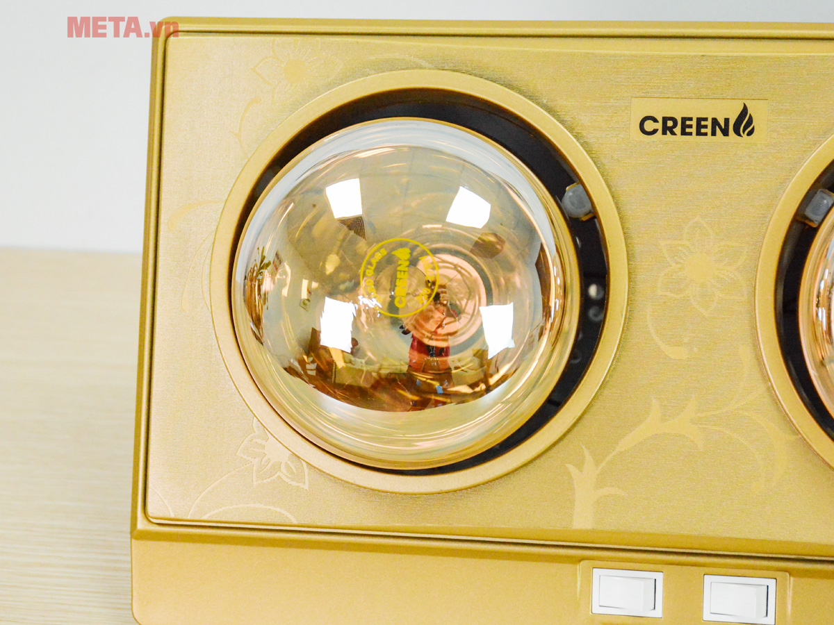 Đèn sưởi nhà tắm 2 bóng Creen CR-02