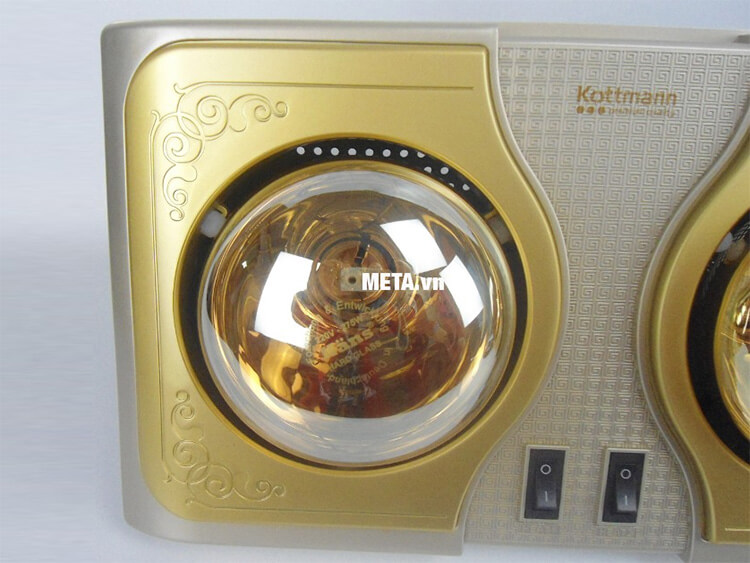 Đèn sưởi nhà tắm Kottmann 2 bóng K2BH