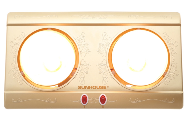 Đèn sưởi nhà tắm Sunhouse SHD3812 2 bóng