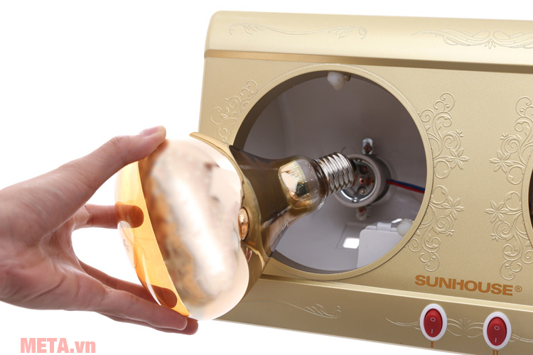 Đèn sưởi nhà tắm Sunhouse SHD3812 2 bóng