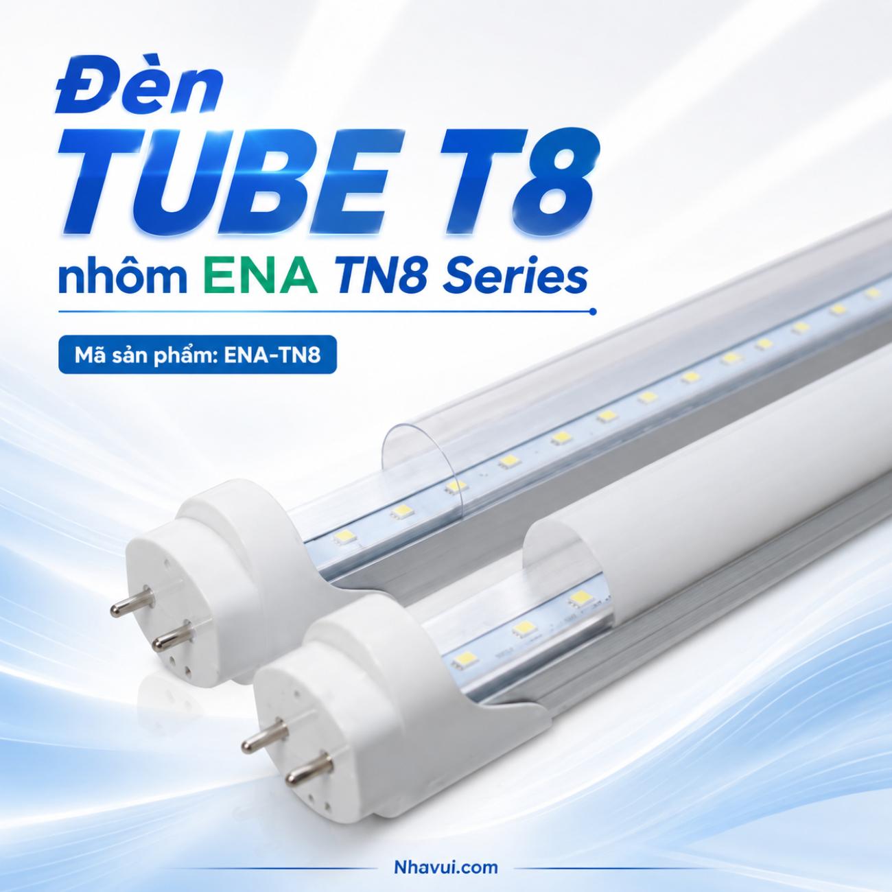 Đèn Tube T8 nhôm ENA TN8 Series