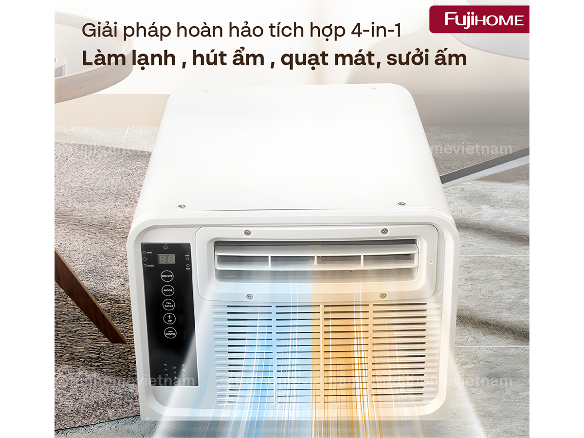 Điều hòa di động mini Fujihome PAC03 2.500 BTU