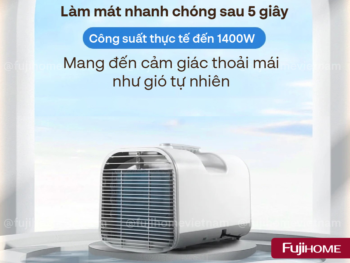 Điều hòa di động mini Fujihome PAC04 4.000BTU