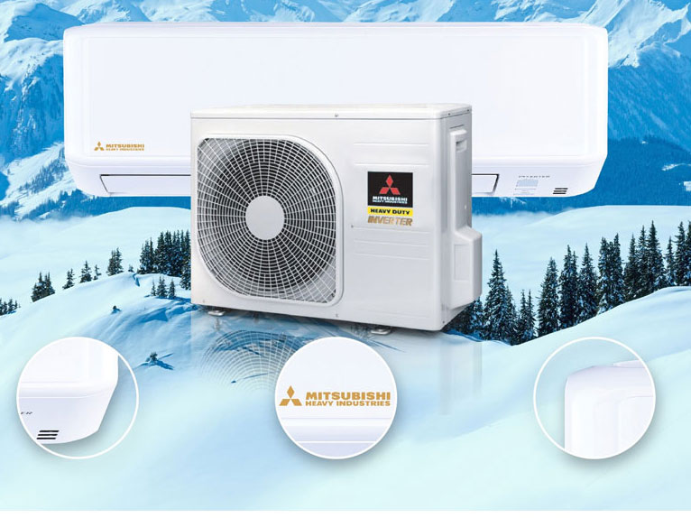 Điều hòa Mitsubishi Heavy Inverter 12.000BTU SRK13YZP-W5/SRC13YZP-W5