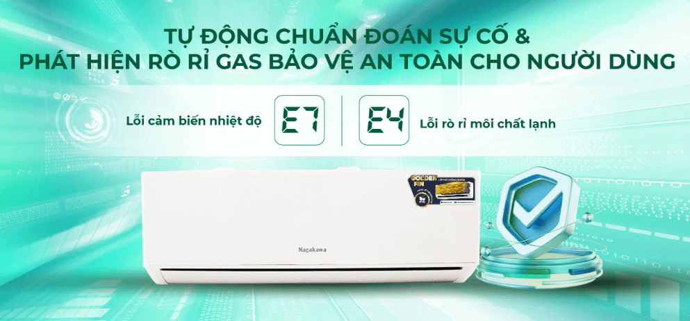 Điều hòa Nagakawa 1 chiều 12000BTU NS-C12R2T30