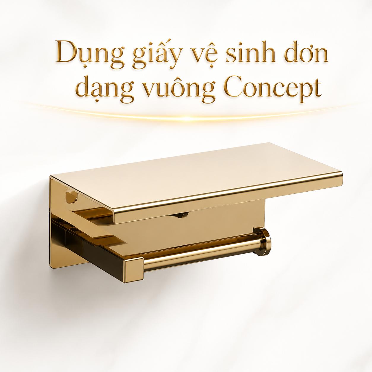 Đựng giấy vệ sinh đơn dạng vuông American Standard Concept WF-0498CS