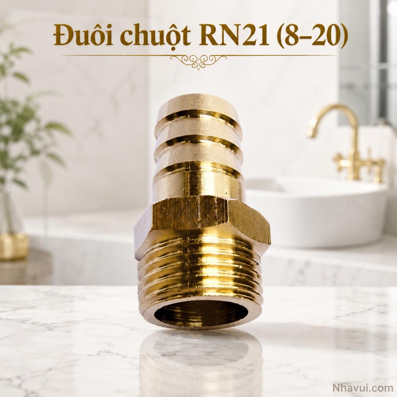 Đuôi chuột RN21 Vanni 8–20 đồng thau