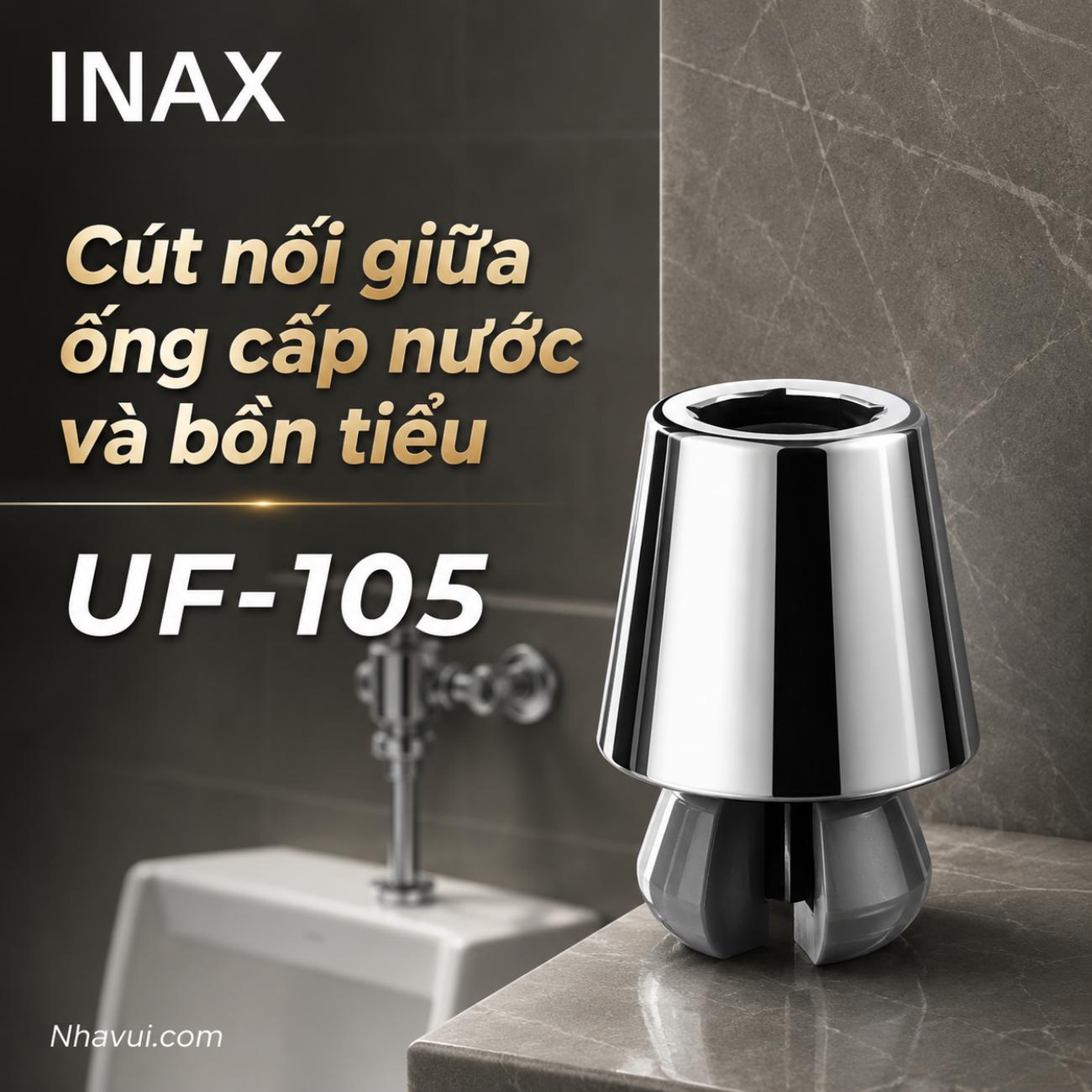Đút nối giữa ống cấp nước và bồn tiểu INAX UF-105