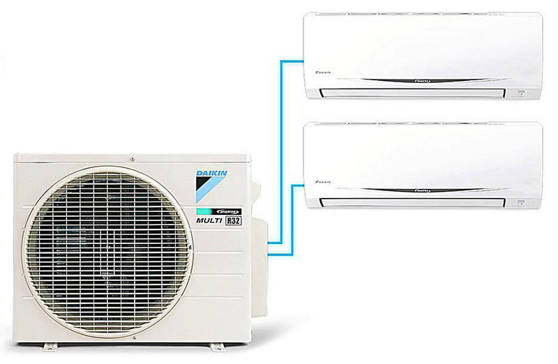 Hệ thống điều hòa Daikin Multi S Inverter 2HP MKC50RVMV + CTKC25RVMV + CTKC35RVMV