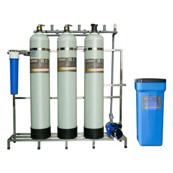 Hệ thống lọc nước tổng 2 cột composite Kensi KS-LT-1000-AT-2C