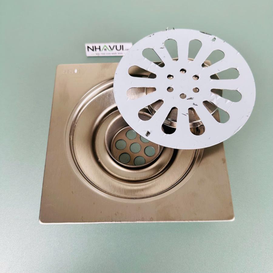 Hố ga vuông inox Vanni VN-LR5 inox 304 crome