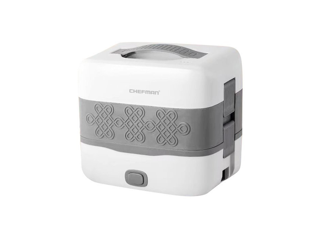 Hộp cơm cắm điện Chefman CM-121i 2 tầng inox 304