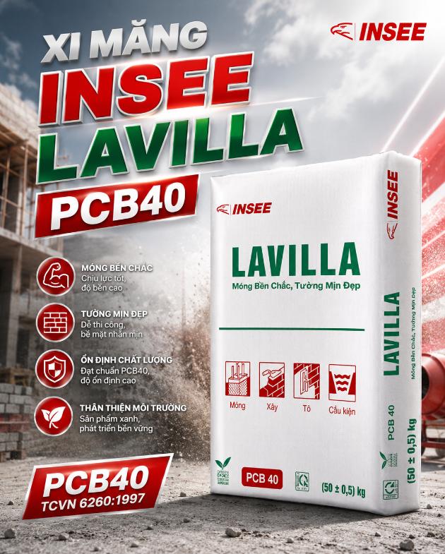i măng INSEE Lavilla PCB40 bao 50kg