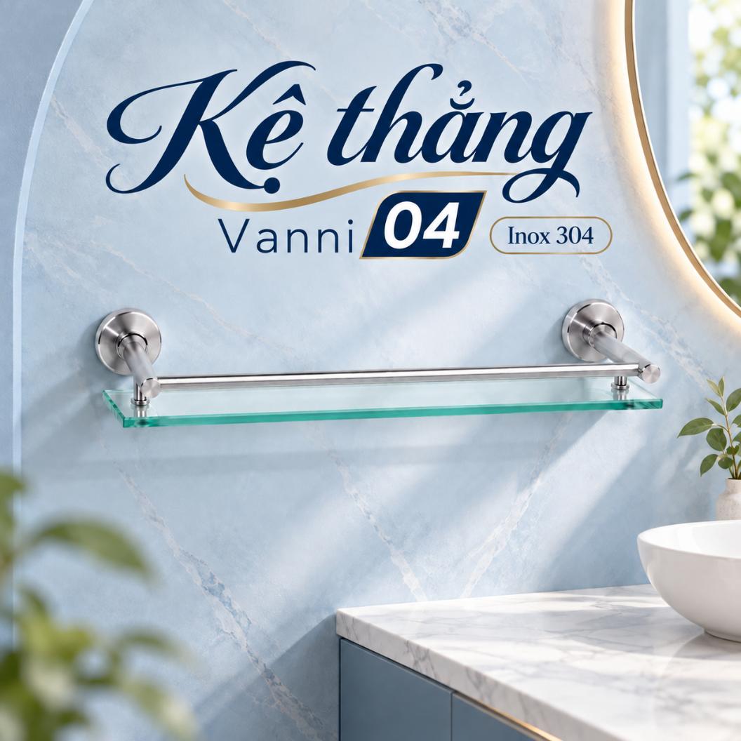 Kệ thẳng inox 304 Vanni Kệ thẳng-04