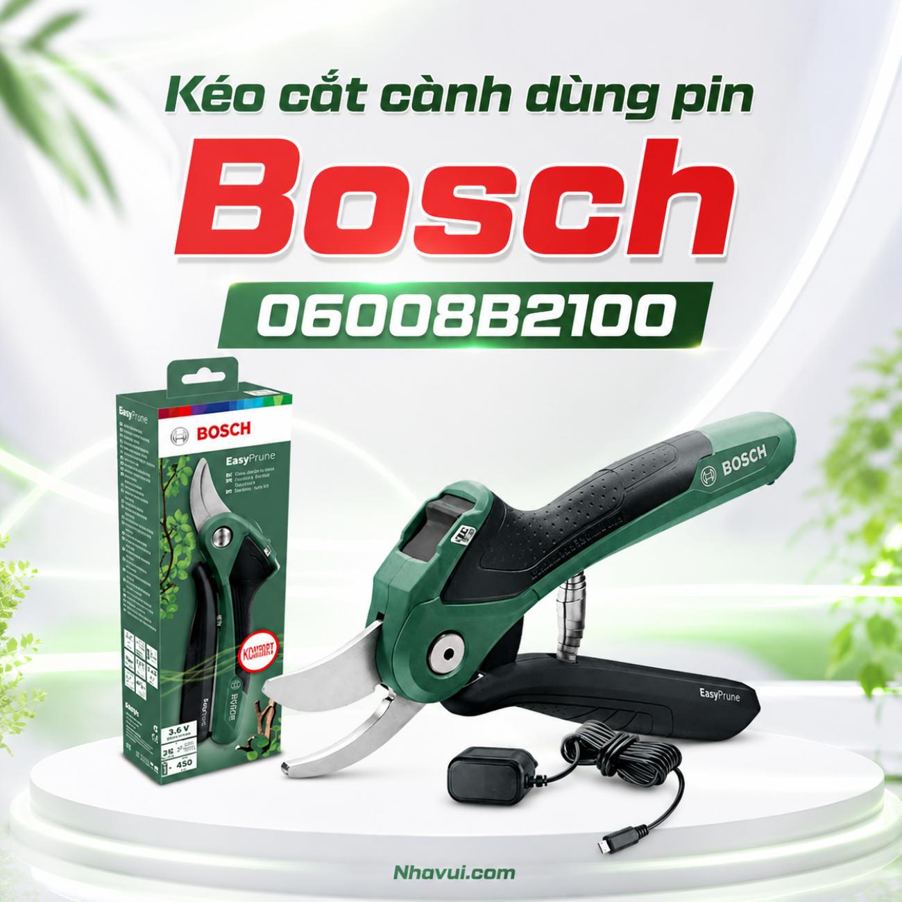 Kéo cắt cành dùng pin Bosch EasyPrune 06008B2100