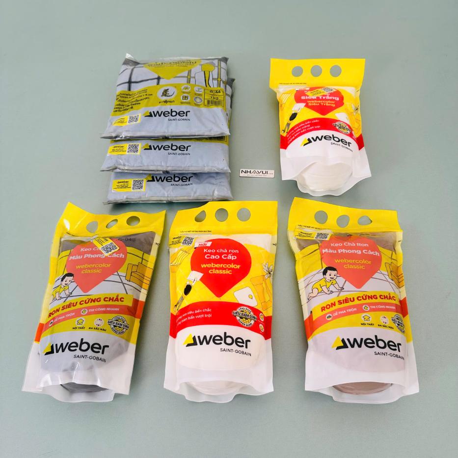 Keo chà ron Weber webercolor Classic, bao 1 kg