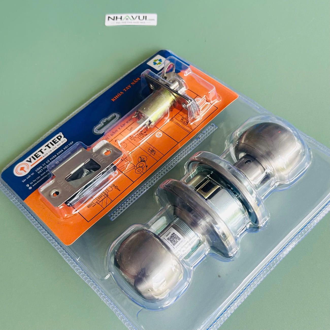 Khóa tay nắm tròn Việt Tiệp 04211