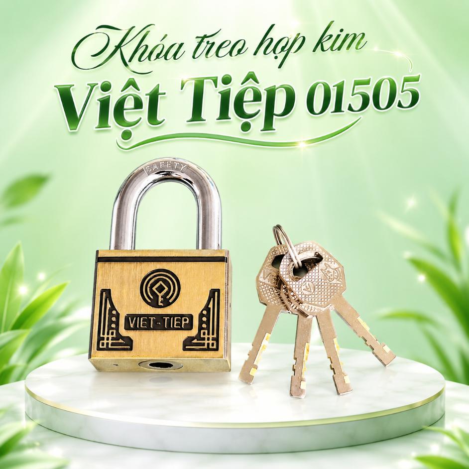 Khóa treo hợp kim Việt Tiệp 01505