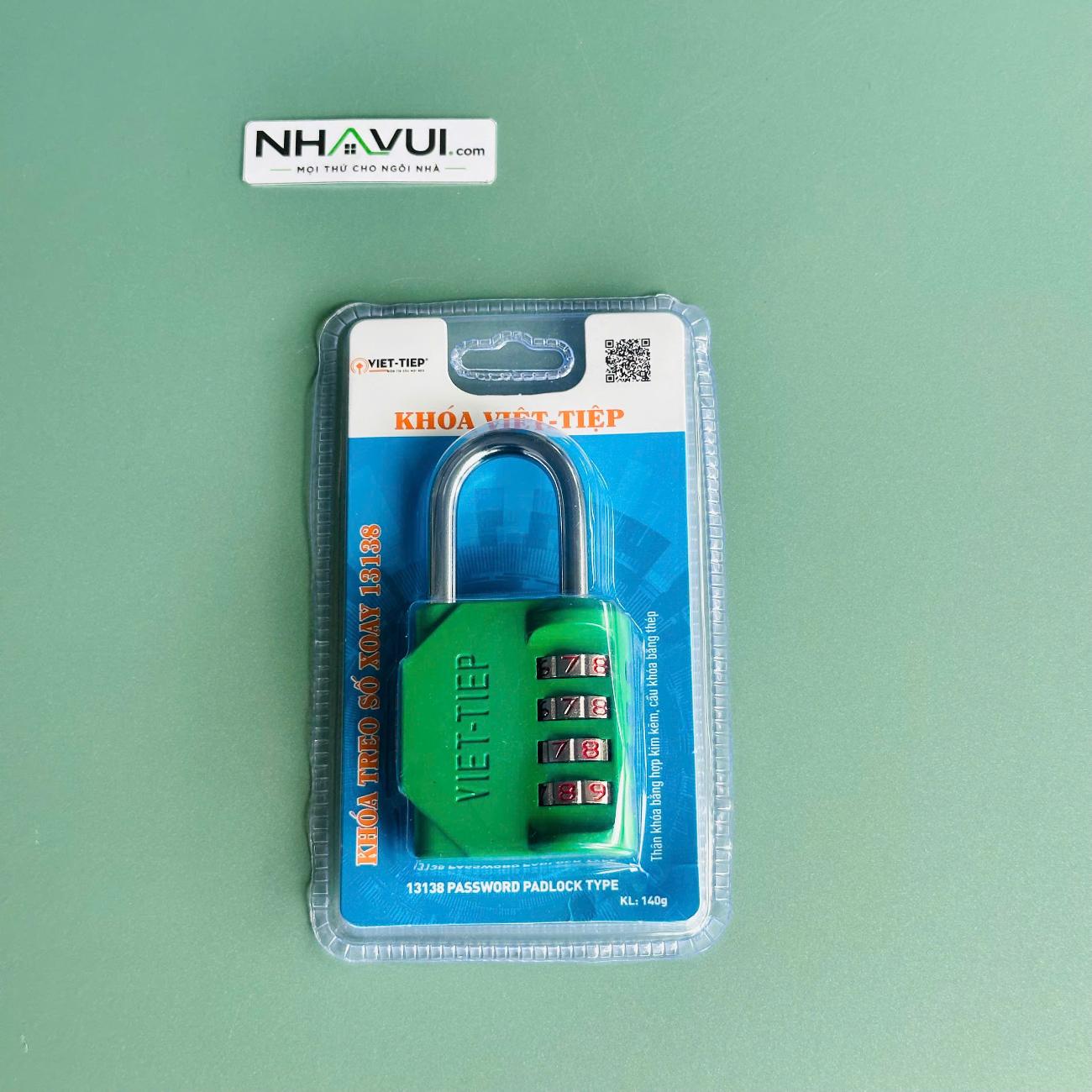 Khóa treo số xoay Việt Tiệp 13138