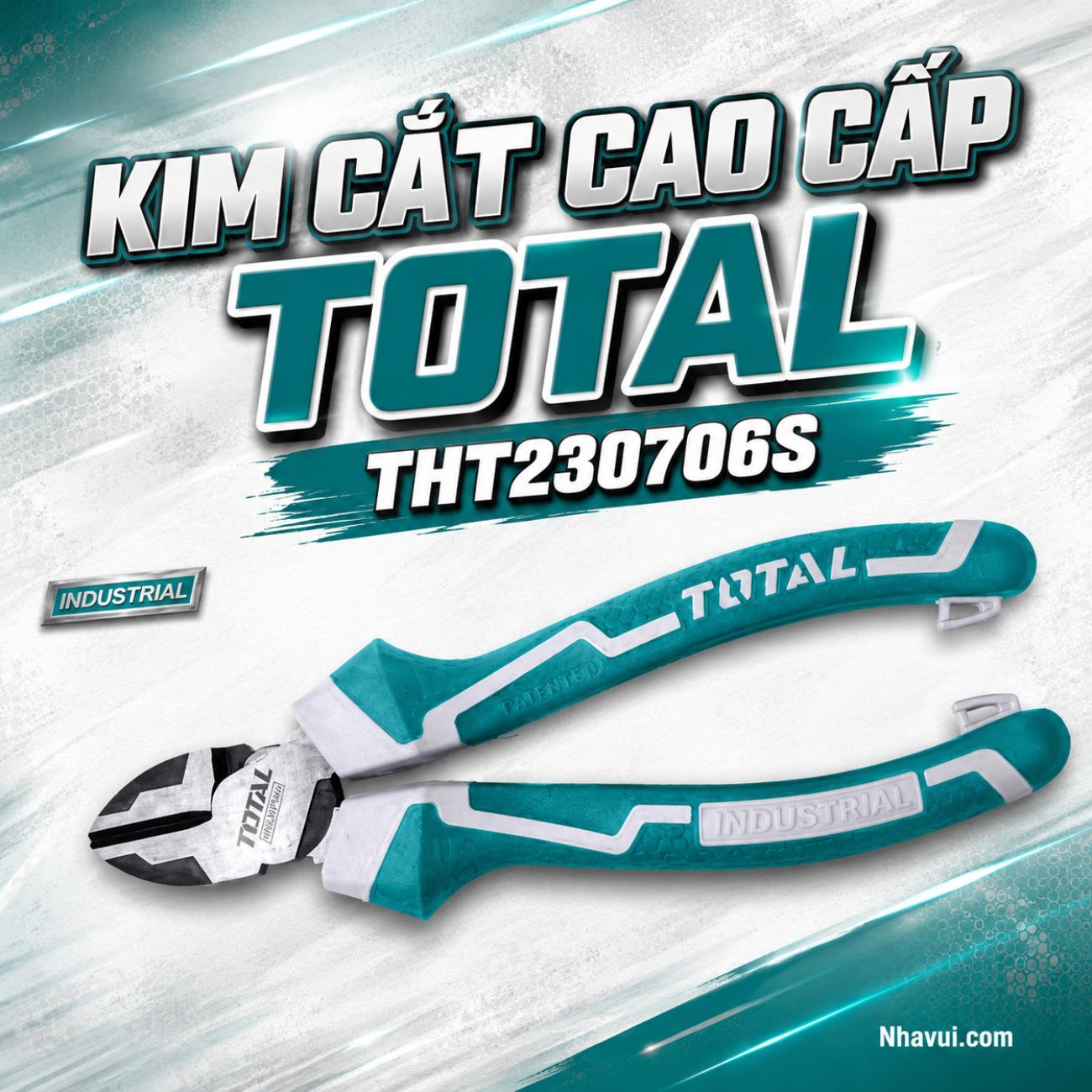 Kìm cắt cao cấp Total THT230706S 7 inch