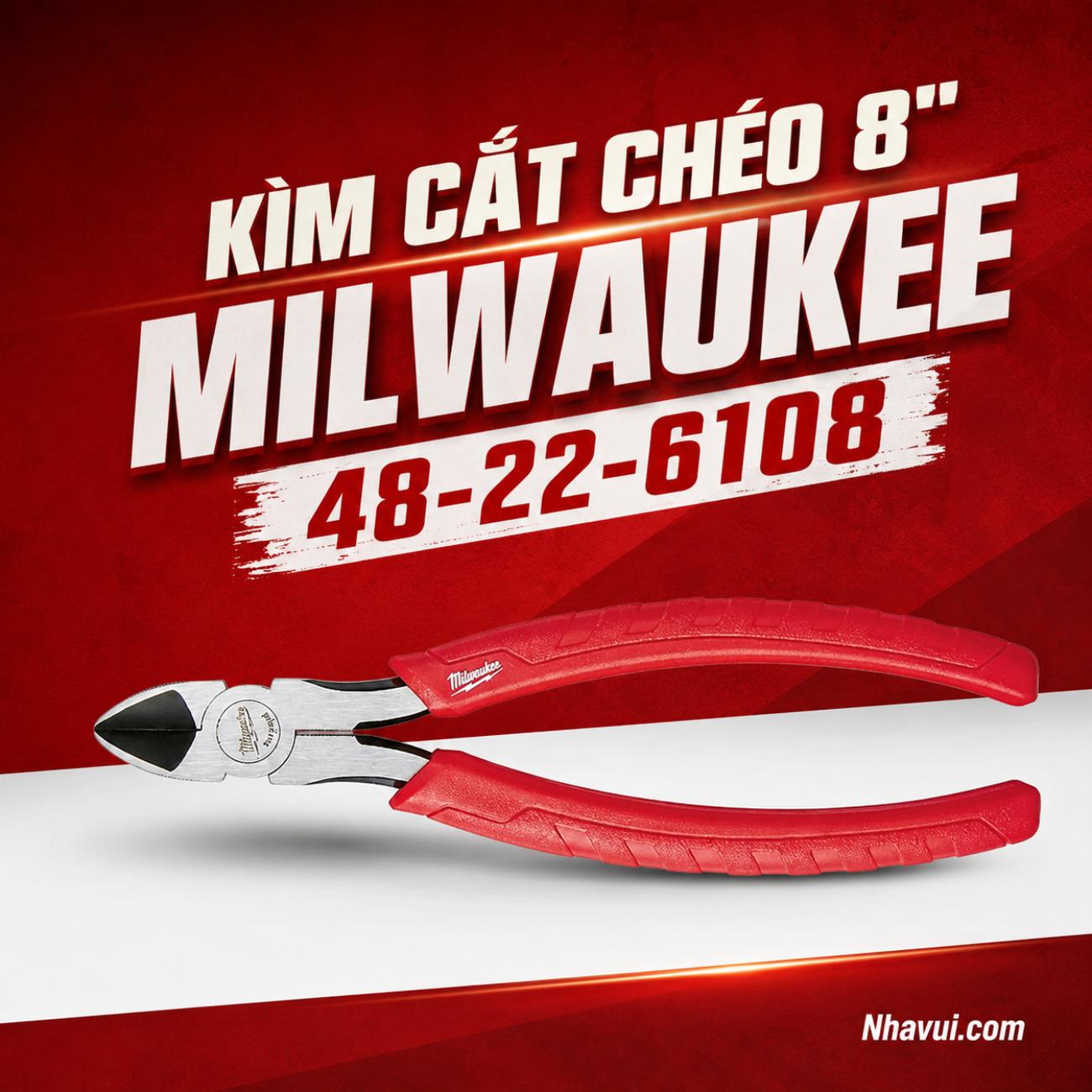 Kìm cắt chéo Milwaukee 48-22-6108 8 inch