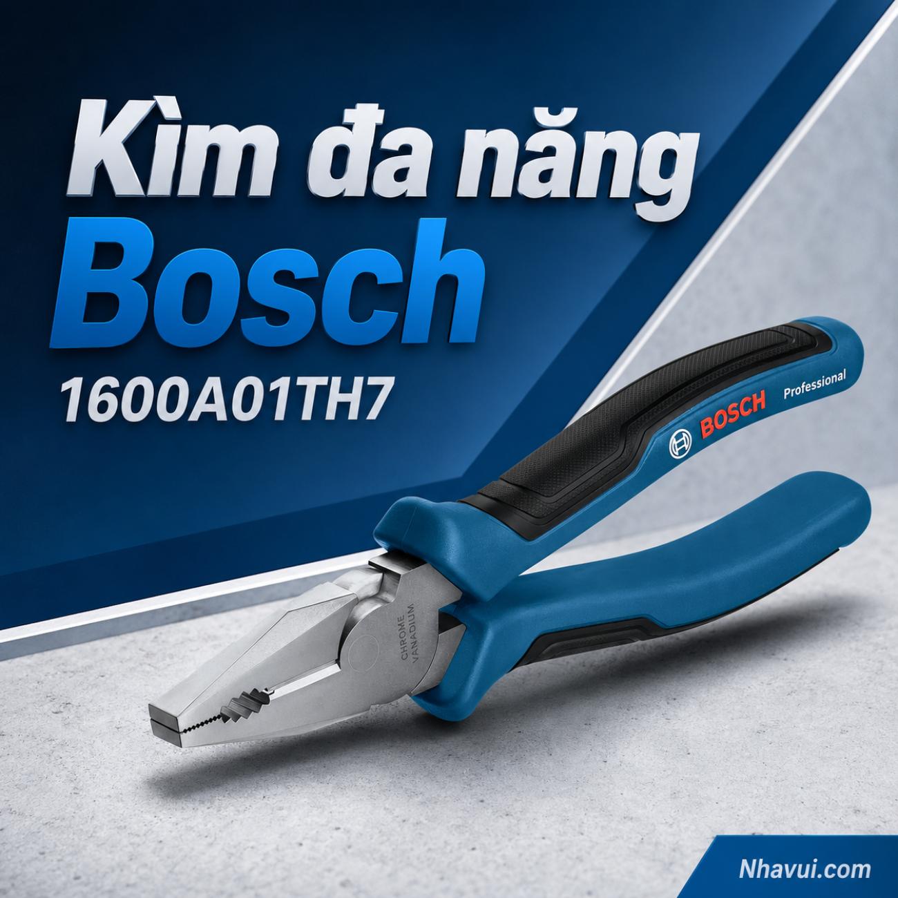 Kìm đa năng 180mm Bosch 1600A01TH7
