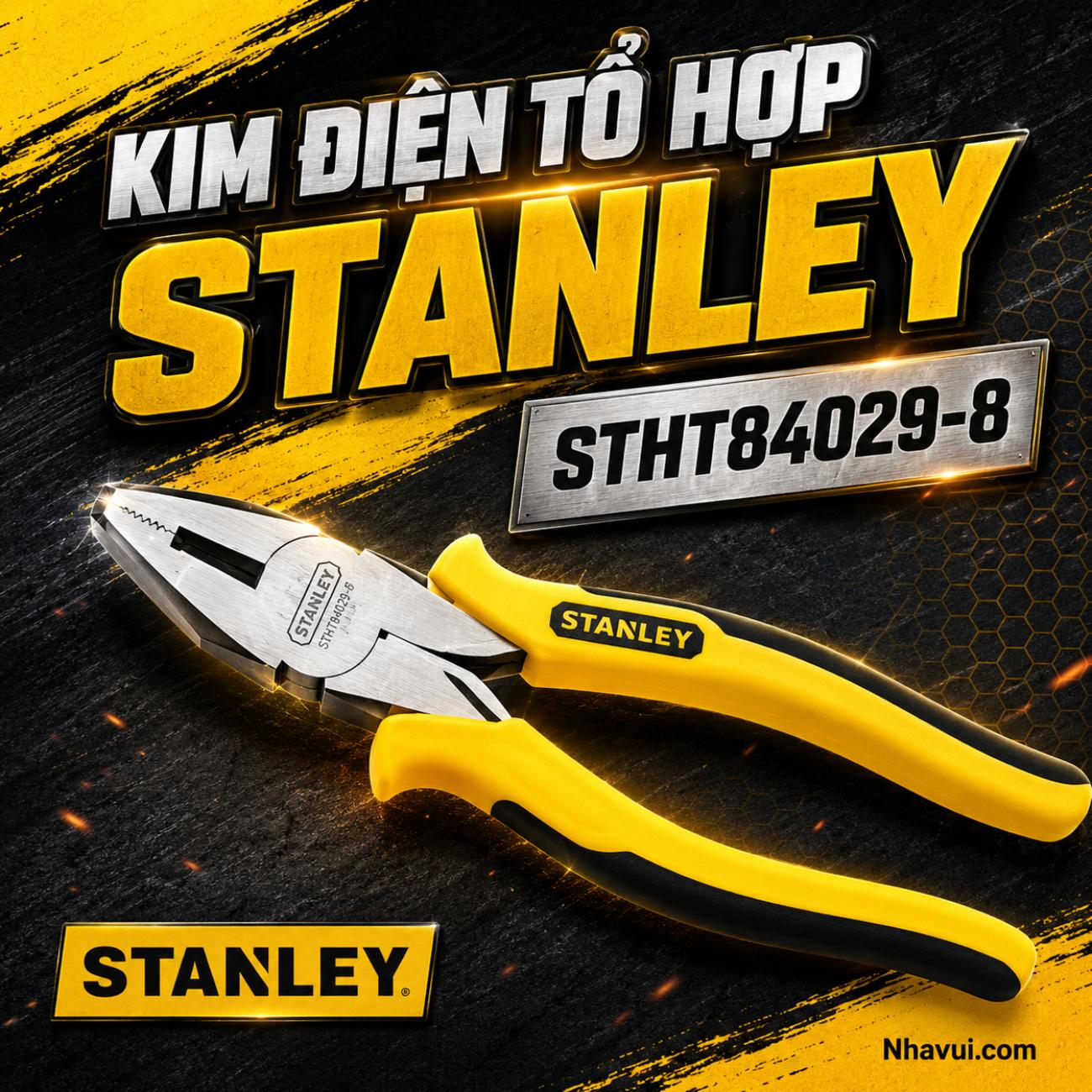 Kìm điện tổ hợp Stanley STHT84029-8 8 inch