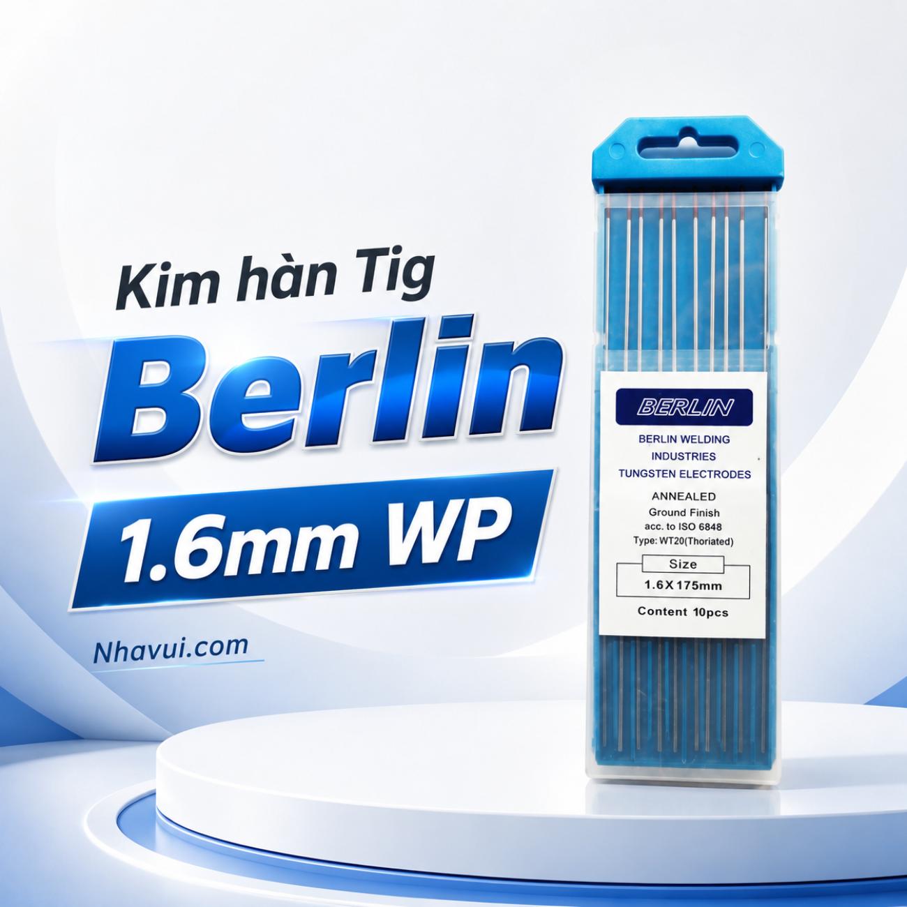 Kim hàn TIG Berlin WP đường kính 1.6mm