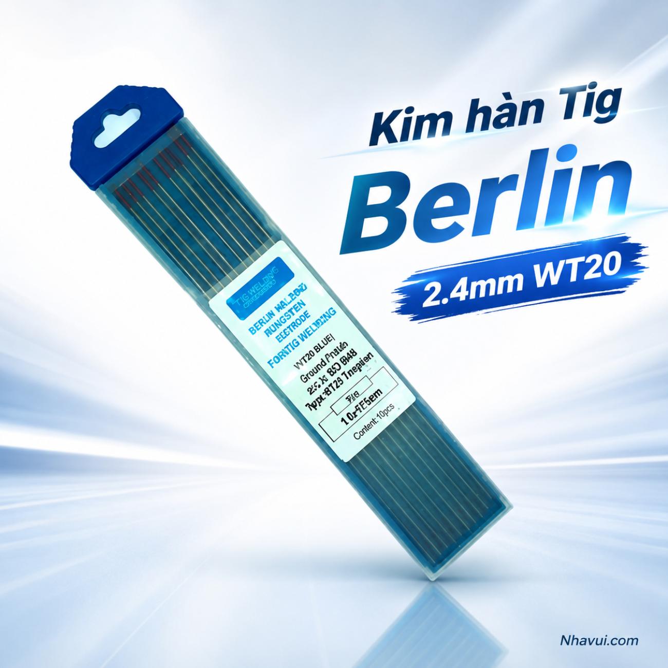 Kim hàn TIG Berlin WT20 đường kính 2.4mm