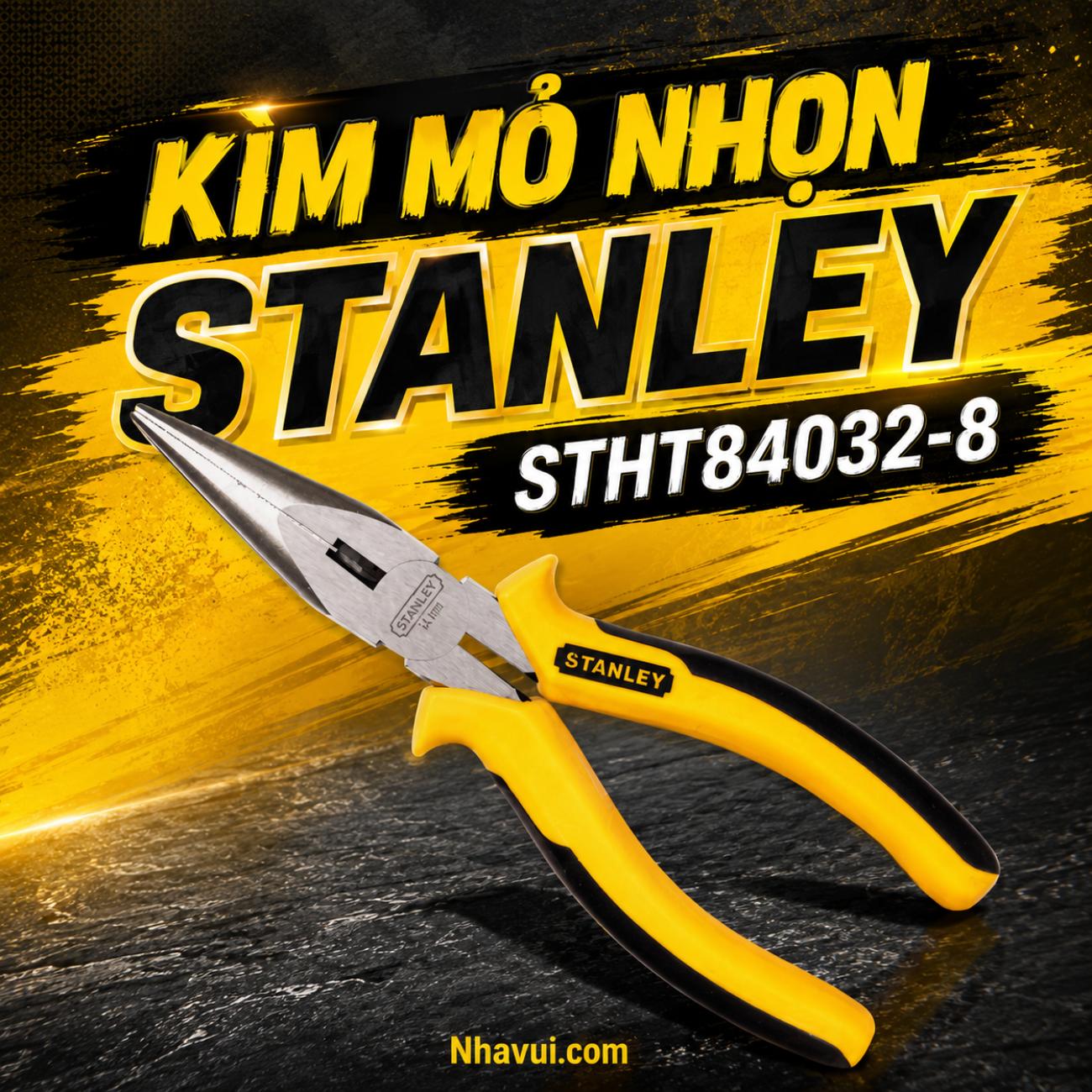 Kìm mỏ nhọn Stanley STHT84032-8 8 inch