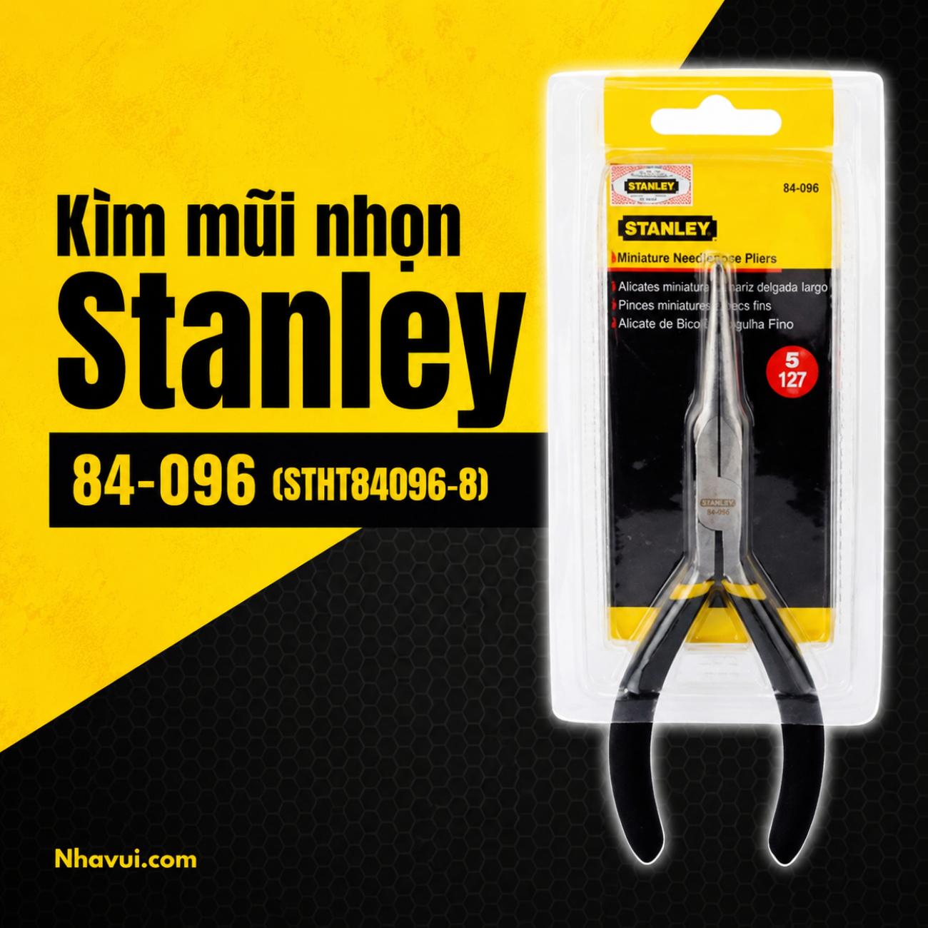 Kìm mũi nhọn Stanley STHT84096-8 5 inch