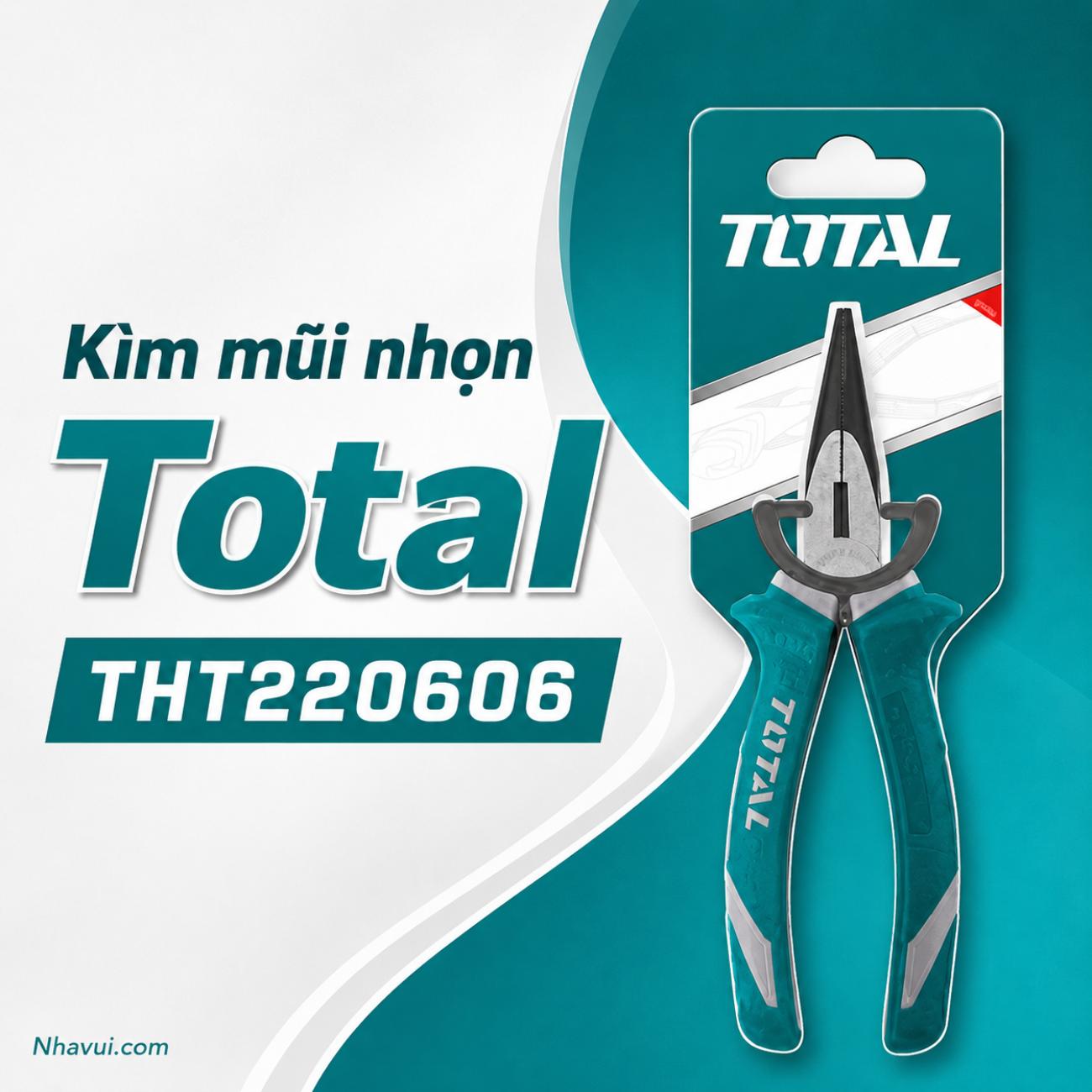 Kìm mũi nhọn Total THT220606 6 inch